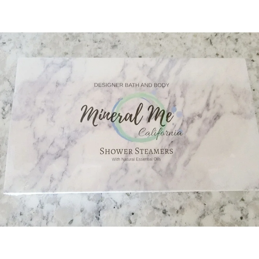 Mineral Me California‎ Shower Steamers with Essential Oils - 6 Count - NIB